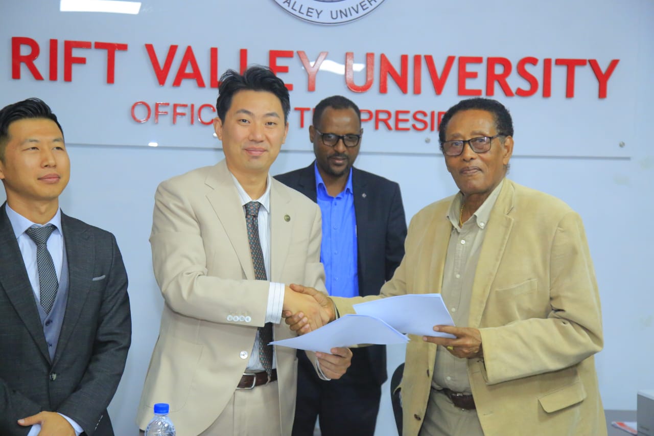Cooperation with Rift Valley University in Education Sector
